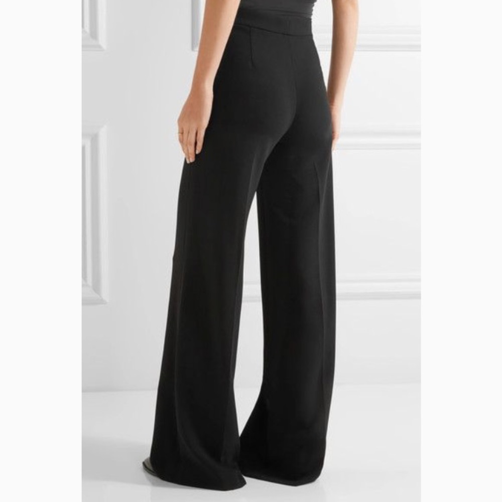 Theory crepe wide leg pants. Size 12. NWT. Black